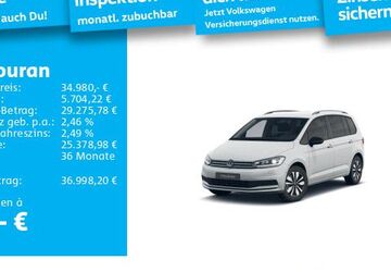 VW Touran 29.315 km 34.980 &euro; Hanau 63452