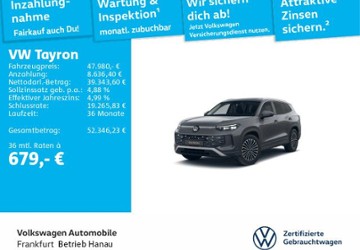 VW Tayron 15.833 km 47.980 &euro; Hanau 63452